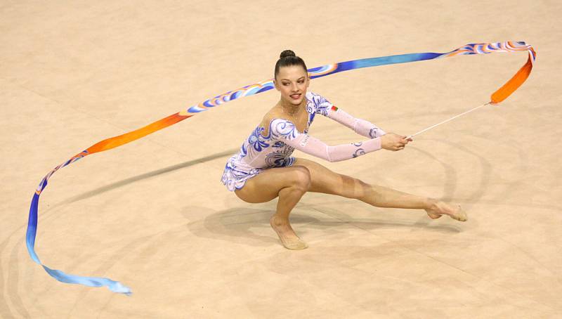 Gymnastka Melitina Stanioutová.