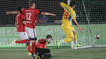 Euro v malém fotbale v Brně. Češi porazili Rumunsko 4:3.