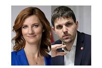 V podzimních komunálních volbách v Brně se nynější primátorka Markéta Vaňková z ODS a její lidovecký náměstek Petr Hladík postaví proti sobě.
