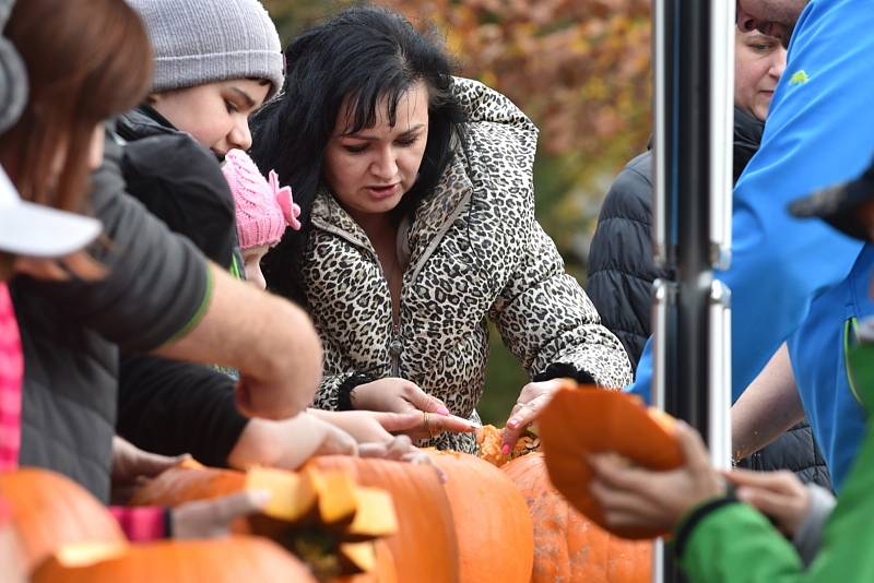 Dýním a strašidlům patřil sobotní podvečer v brněnské zoologické zahradě. Tisíce lidí tam přišlo již počtvrté oslavit americký svátek Halloween. 