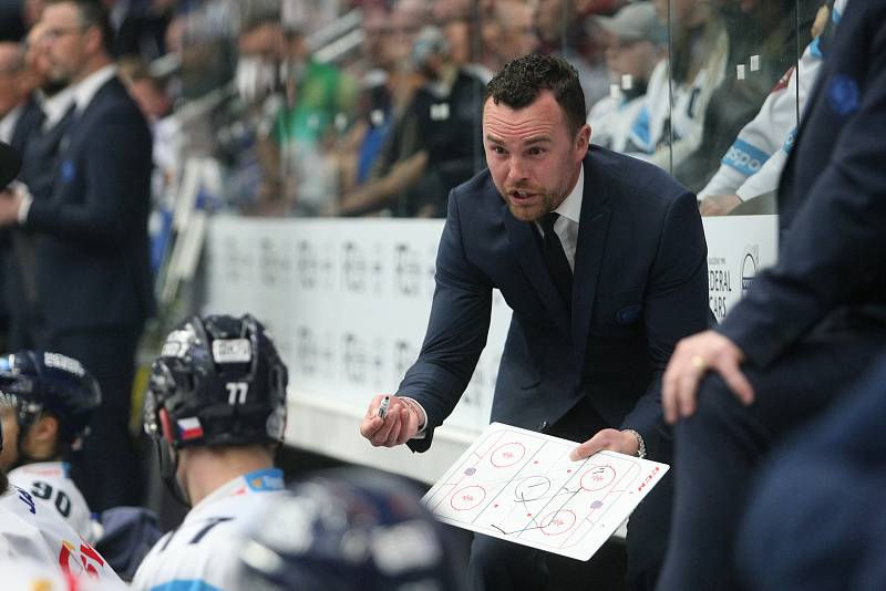 Semifinále hokejové extraligy mezi HC Bílí Tygři Liberec a HC Kometa Brno.