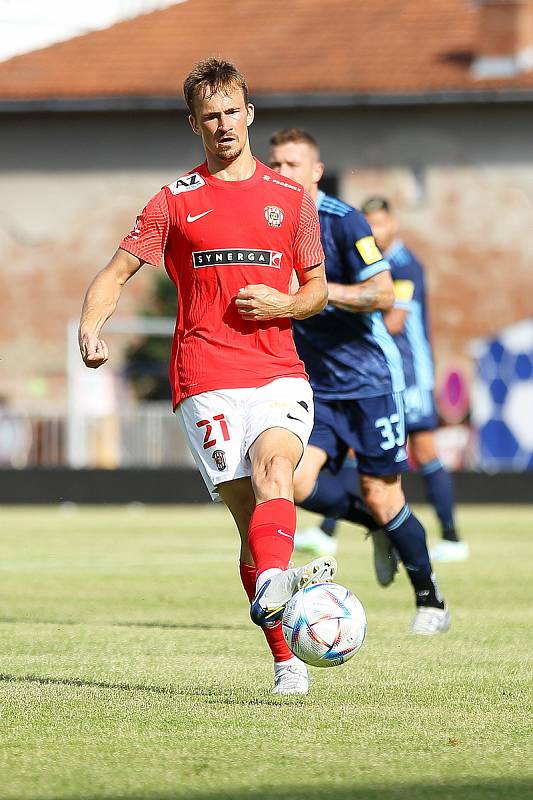 Zbrojovka Brno (v červeném) remizovala v přípravě se Slovanem Bratislava 2:2.