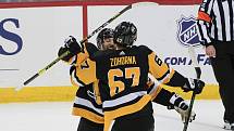 Radim Zohorna vstřelil svůj první gól v NHL hned při své premiéře na konci března.