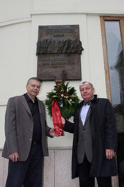 Umělecký šéf Mahenovy činohry NDB Zdenek Plachý (vlevo) a ředitel Národního divadla Brno Daniel Dvořák.