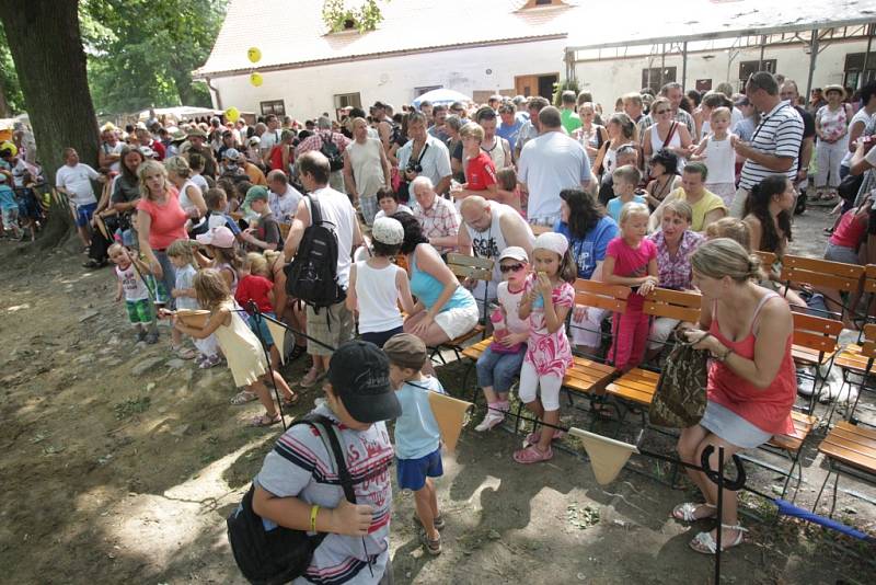 Rytíři, kejklíři a hudebníci v těchto dnech zpestřují návštvu lidem na hradě Perštejn. Slavnosti potrvají do neděle.