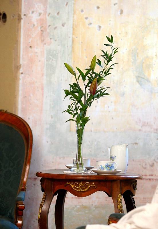 V sobotu se na hradě Veveří otevřela výstava květinových aranžmá nazvaná Královská na královském – osm století s lilií.