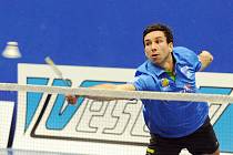 Badmintonista Jehnic Petr Koukal.
