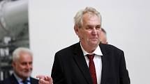 Prezident České republiky Miloš Zeman na návštěvě Jihomoravského kraje.