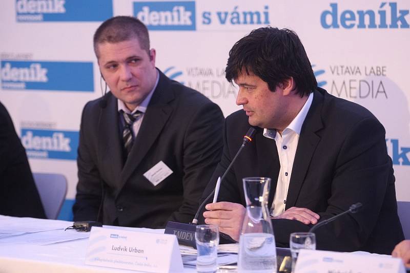 Panelová diskuze Deníku Rovnost s jihomoravským hejtmanem Bohumilem Šimkem a pozvanými hosty.