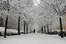 Sníh v Brně, ilustrační foto