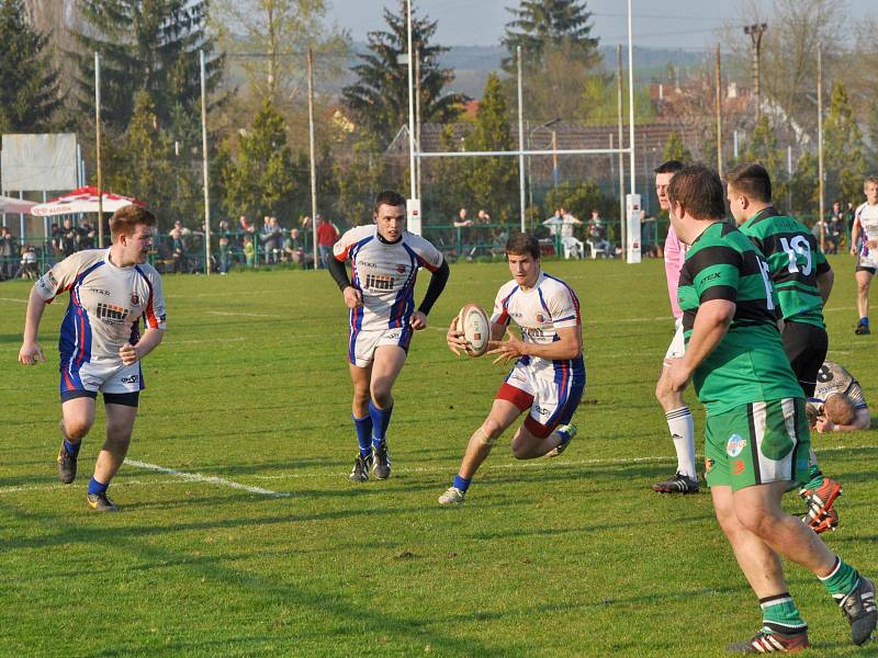 Ve druhém jarním kole extraligy ragby vyhrál JIMI Vyškov derby v Brně s Dragonem 28:21. 