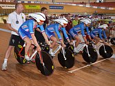 Kvarteto mladíků skončilo na mistrovství světa v dráhové cyklistice v Bělorusku jedenácté ve stíhacím závodu družstev na čtyři kilometry.