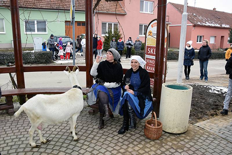 Masopustní průvod.