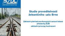 Studie proveditelnosti železničního uzlu Brno.