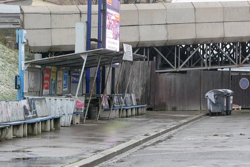 Stanoviště 48 na Ústředním autobusovém nádraží v Brně na Zvonařce