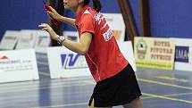 Badmintonistka Linlin Wang.