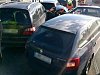 Hromadná nehoda na D1 ve směru na Brno: srazila se tři auta, dodávka i autobus
