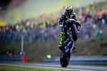 Finálový závod MotoGP Velká cena České republiky, závod mistrovství světa silničních motocyklů v Brně 4. srpna 2019. Na snímku Valentino Rossi (SPA).