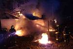 K požáru sauny v brněnské Bystrci vyjížděli jihomoravští hasiči v úterý krátce po osmé večer. Plameny dostali pod kontrolu přibližně za čtvrt hodiny.
