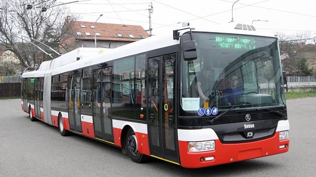 Brněnský trolejbus.
