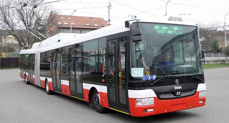 Brněnský trolejbus.