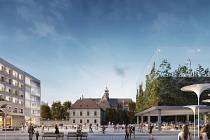 Vítězný návrh podoby Mendlova náměstí představili brněnští radní. Pracovali na ní architekti Michal Palaščák a Michal Poláš