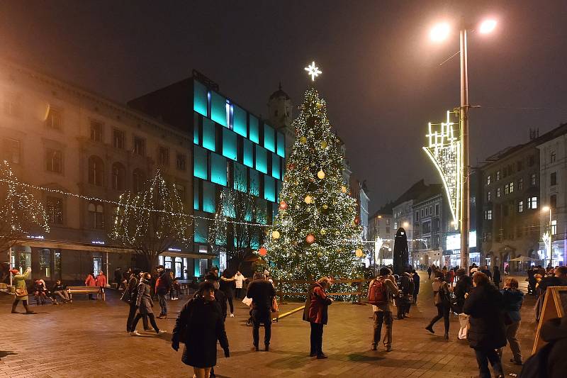 Brno 27.11.2020 - náměstí Svobody