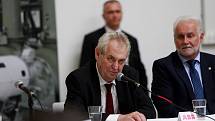 Prezidenta České republiky Miloš Zeman na návštěvě Jihomoravského kraje, 31. května 2017.