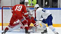 HC Kometa Brno v bílém (Martin Zaťovič) proti HC Olomouc