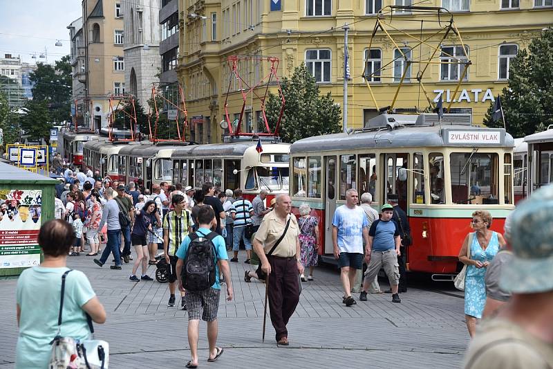 Dny dopravní nostalgie v Brně.