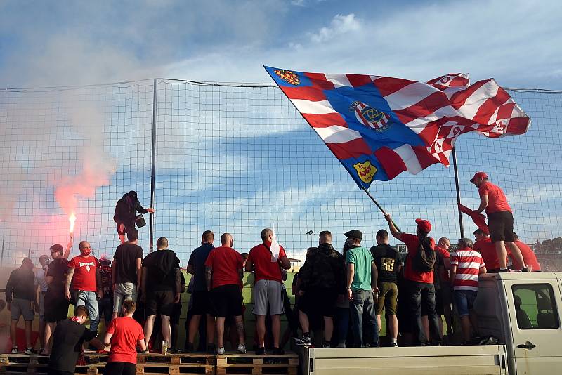 Mezi fanoušky fotbalové Líšně a Zbrojovky panuje rivalita, která byla znát i při městském derby ve FORTUNA:NÁRODNÍ LIZE.