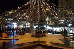 Brno 3.12.2019 - vánoční trhy na brněnském náměstí Svobody
