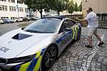 Nové policejní BMW i8, které má zapůjčené jihomoravská dopravní policie.