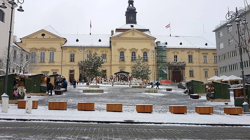 Vánoční trhy v Brně.