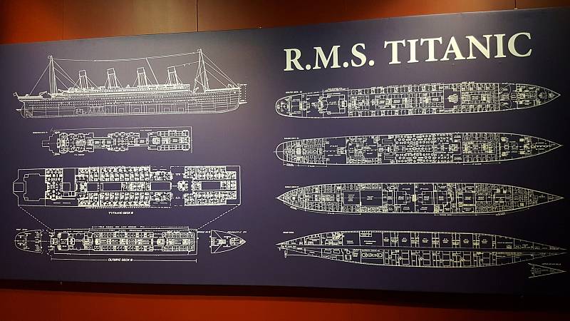 Výstava Titanic v pavilonu C brněnského výstaviště