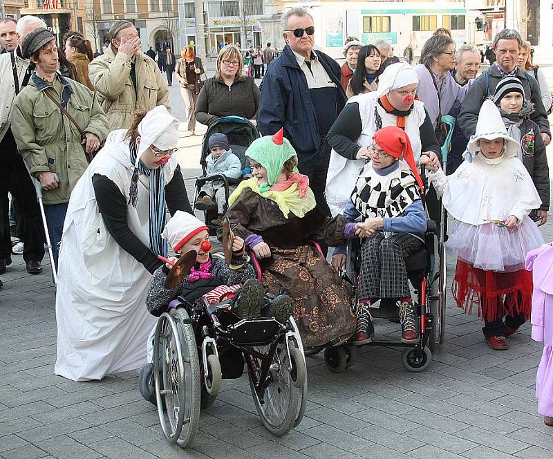 Masopustní průvod v Brně.