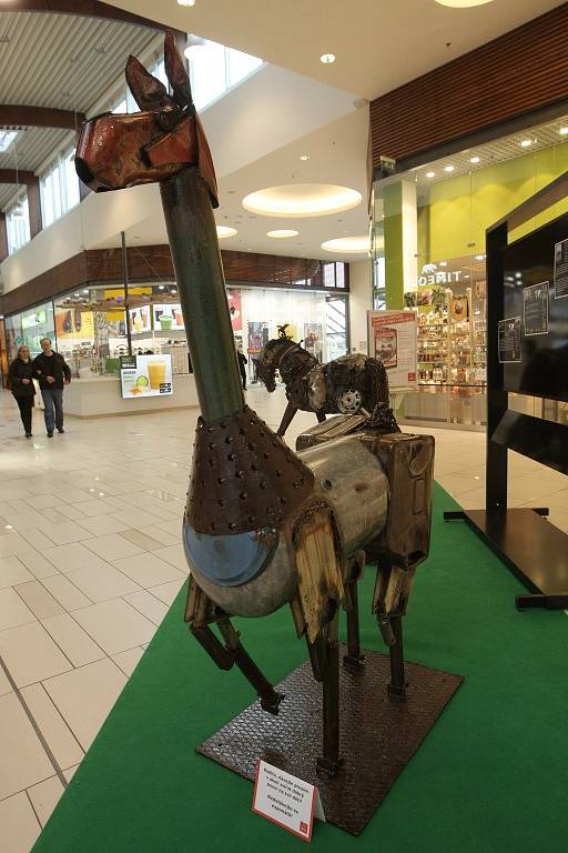  Na netradiční zoologickou zahradu můžou narazit návštěvníci obchodního centra ve Skandinávské ulici v Brně-Dolních Heršpicích.