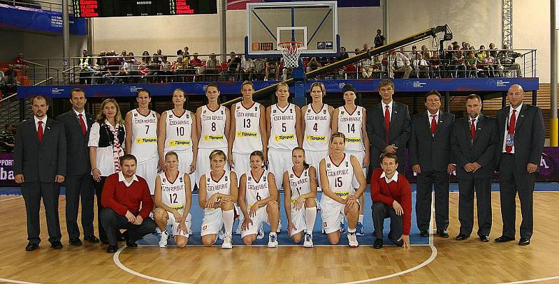 Mistrovství světa v basketbale - Český tým.