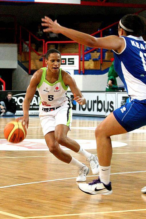 Basketbalistka Frisco Brno Jasmine Thomasová.