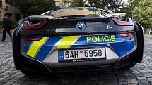 Nové policejní BMW i8, které má zapůjčené jihomoravská dopravní policie.