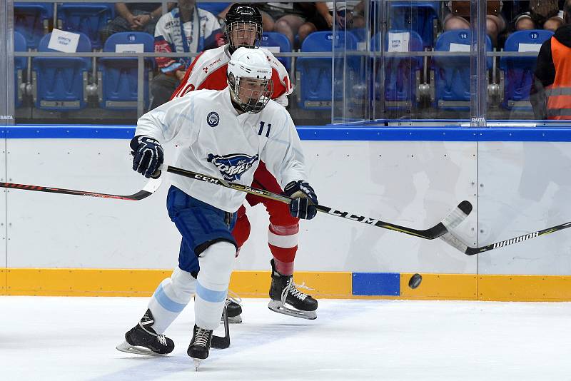 HC Kometa Brno v bílém (Martin Zaťovič) proti HC Olomouc