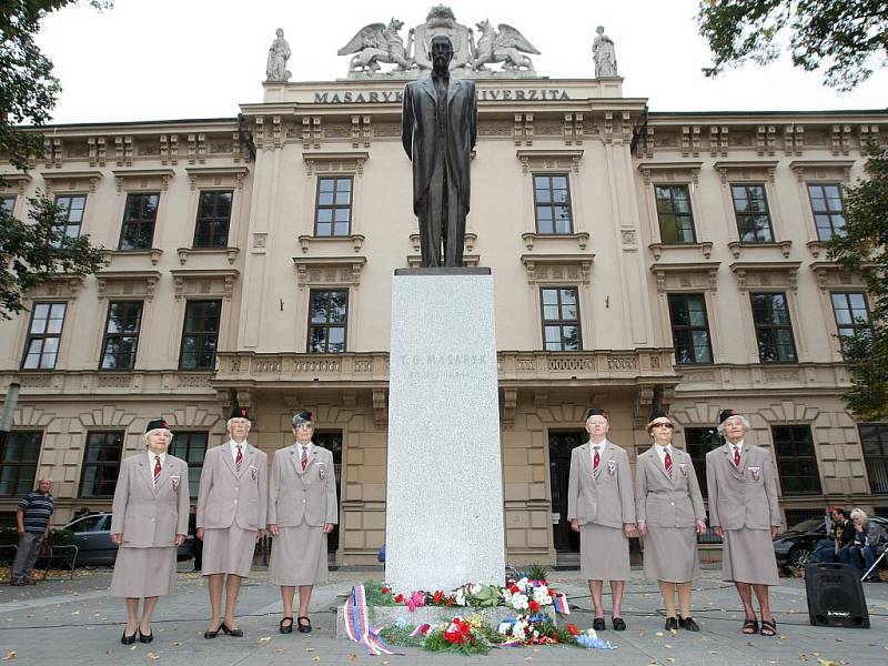 Pietní akt k 71. výročí úmrtí Tomáše Garriguea Masaryka.