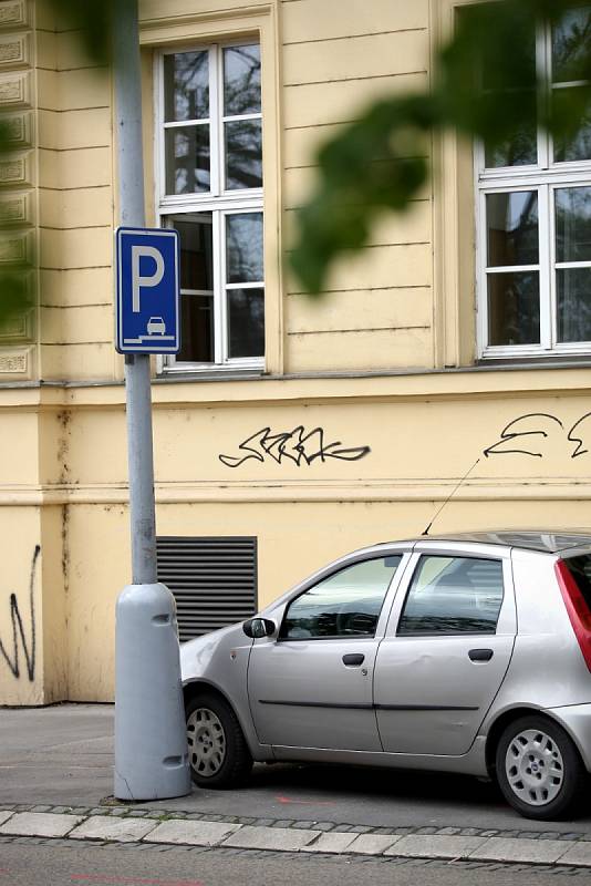 Parkování v Brně.