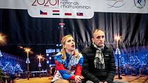 Mezinárodní mistrovství ČR v krasobruslení v Ostravar Aréně, 14. prosince 2019 v Ostravě. Na snímku Eliška Březinová.