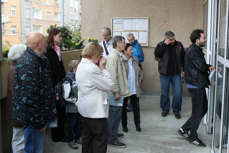 Volby do poslanecké sněmovny v Brně.