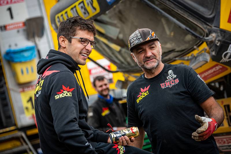 Martin Macík a Jan Brabec během 41. ročníku Rally Dakar 2019. Foto: Big Shock Racing tým