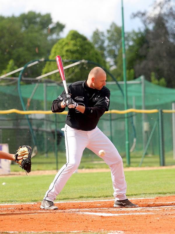 All Star Game na Městském baseballovém stadionu v brněnském Komárově.