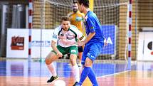 22. kolo Chance futsal ligy: Helas Brno vs. FC Rádio Krokodýl Brno, 1. dubna 2016. 