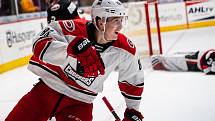 Hokejista Martin Nečas v dresu týmu AHL Charlotte Checkers.