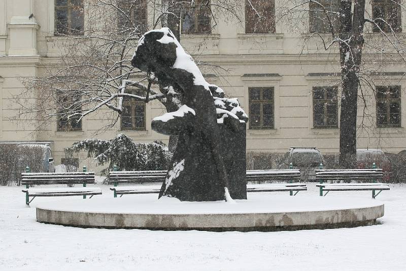 Brno a okolí opět zasypal sníh.